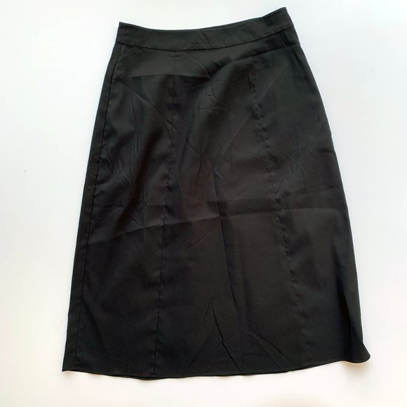 Universal Standard Luxe Twill Pencil Midi Skirt - Picture 8 of 11